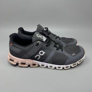 On Cloudflow 2.0 Sneaker Women Size 8.5 Grey Rose Running Gym Athletic Shoes